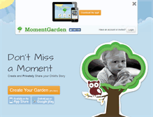 Tablet Screenshot of momentgarden.com